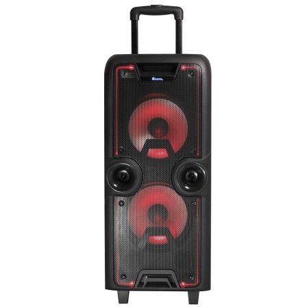NGS Wild Rock Altavoz Portátil 200W con Bluetooth y Luces LED